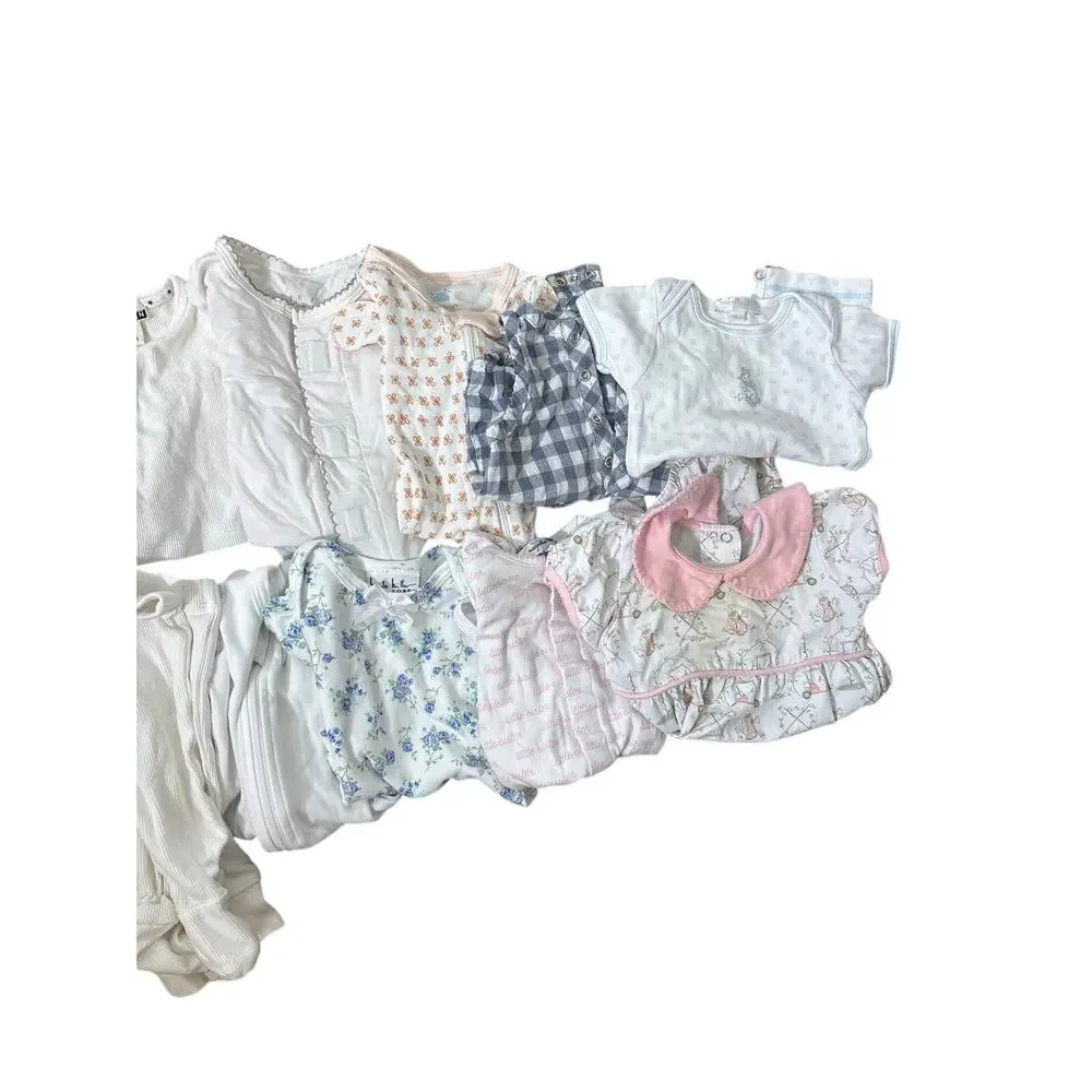 Lot of 15 Baby Girl Clothes Newborn to 3 Months